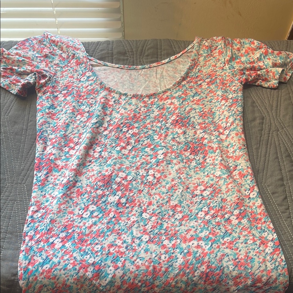 Floral Multicolor Women's Top